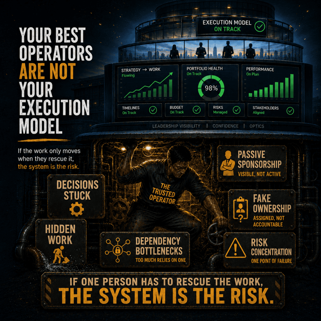 Heroics are not a strategy execution model