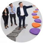 A leader telling employees to do one thing, while rewarding the old path.