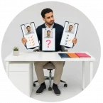 A recruiter showing hiring and candidate experience consistency.