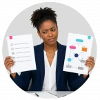 A manager confused by what role she needs to hire.